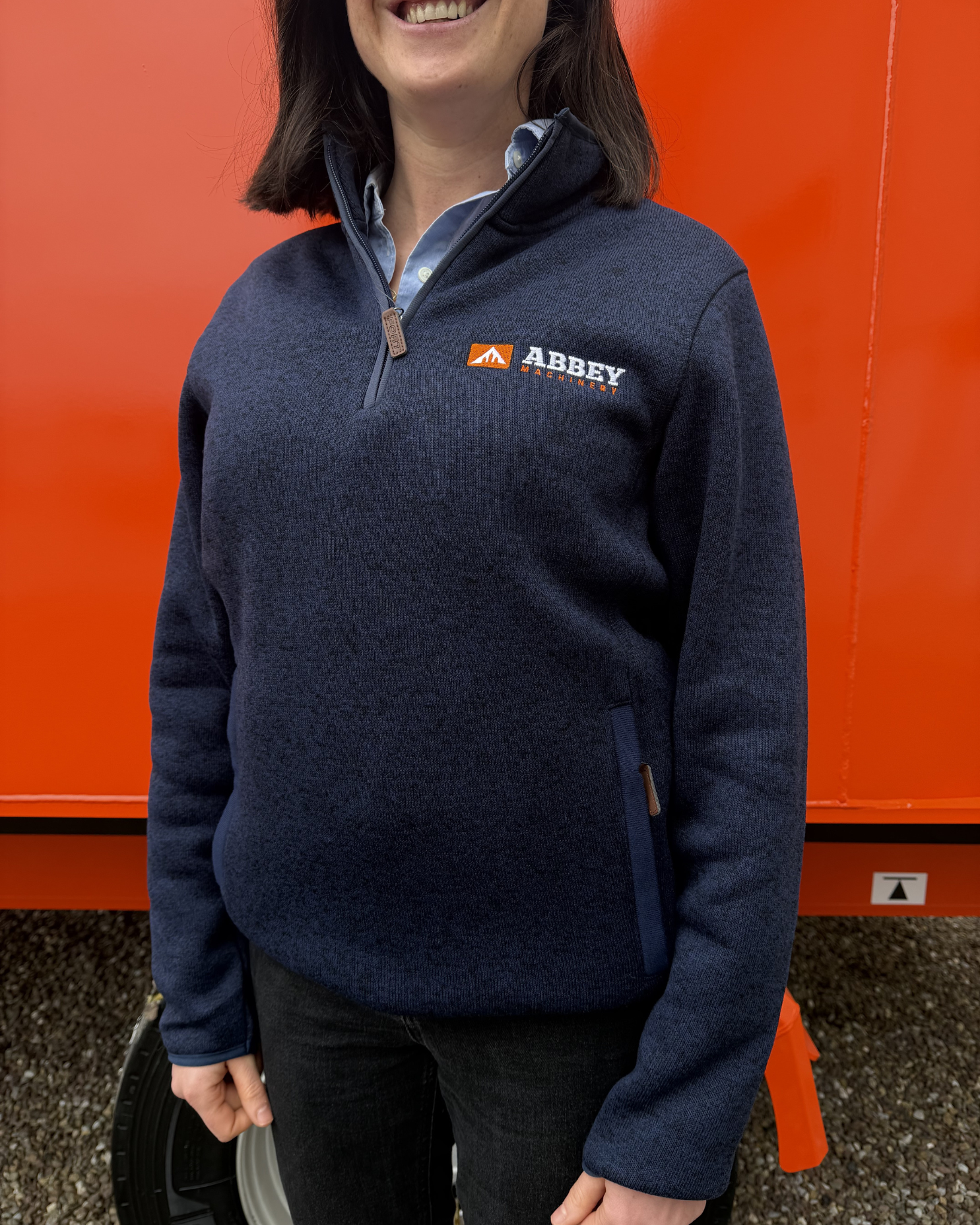 Navy Fleece Pullover