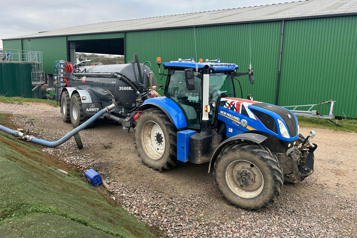 Fleet of Abbey Machinery Recessed Tankers Supporting Agricultural Contracting in Cumbria